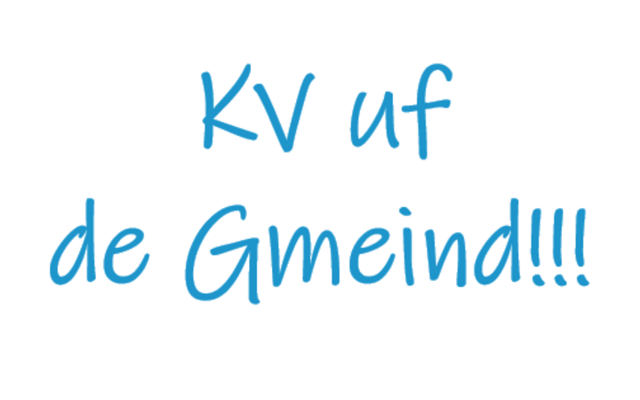 Informationsabend «KV uf de Gmeind»