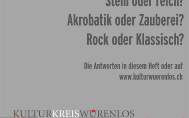 Kulturkreis Würenlos - Jahresprogramm 2005/2006